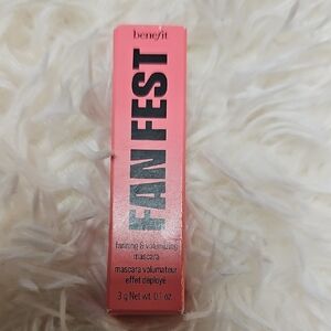 benefit Fan Fest Fanning & Volumizing Mascara Hyper Black NIB 3g